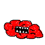 Red Poo Monster